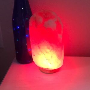 multi-color changing salt lamp